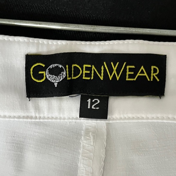 Golden Wear White Golf Capri Pant - Size 12 - Picture 7 of 10